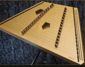 Hammered Dulcimer Phoebe 16/15 Songbird Dulcimers Natural Finish Sound Healing Instrument Healing Melodies