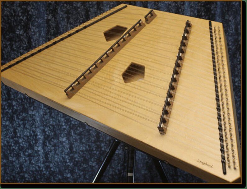 Hammered Dulcimer Phoebe 16/15 Songbird Package Dulcimers Case Stand