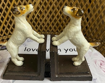 Cast Iron Terrier Bookends