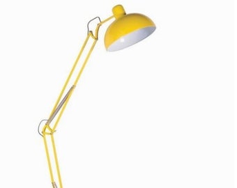 Yellow or Black Floor Angle Lamp