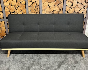 Grey Fabric Sofa Bed Great for Guests