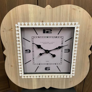 Unusual Wooden Wall Clock