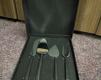 Käsemesser Set x4 in Geschenkbox | Edelstahl Käsemesser