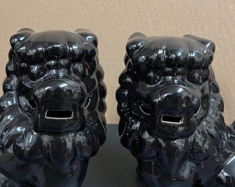 アンティーク中国製赤釉狛犬：磁器製守護獅子像 - Etsy 日本