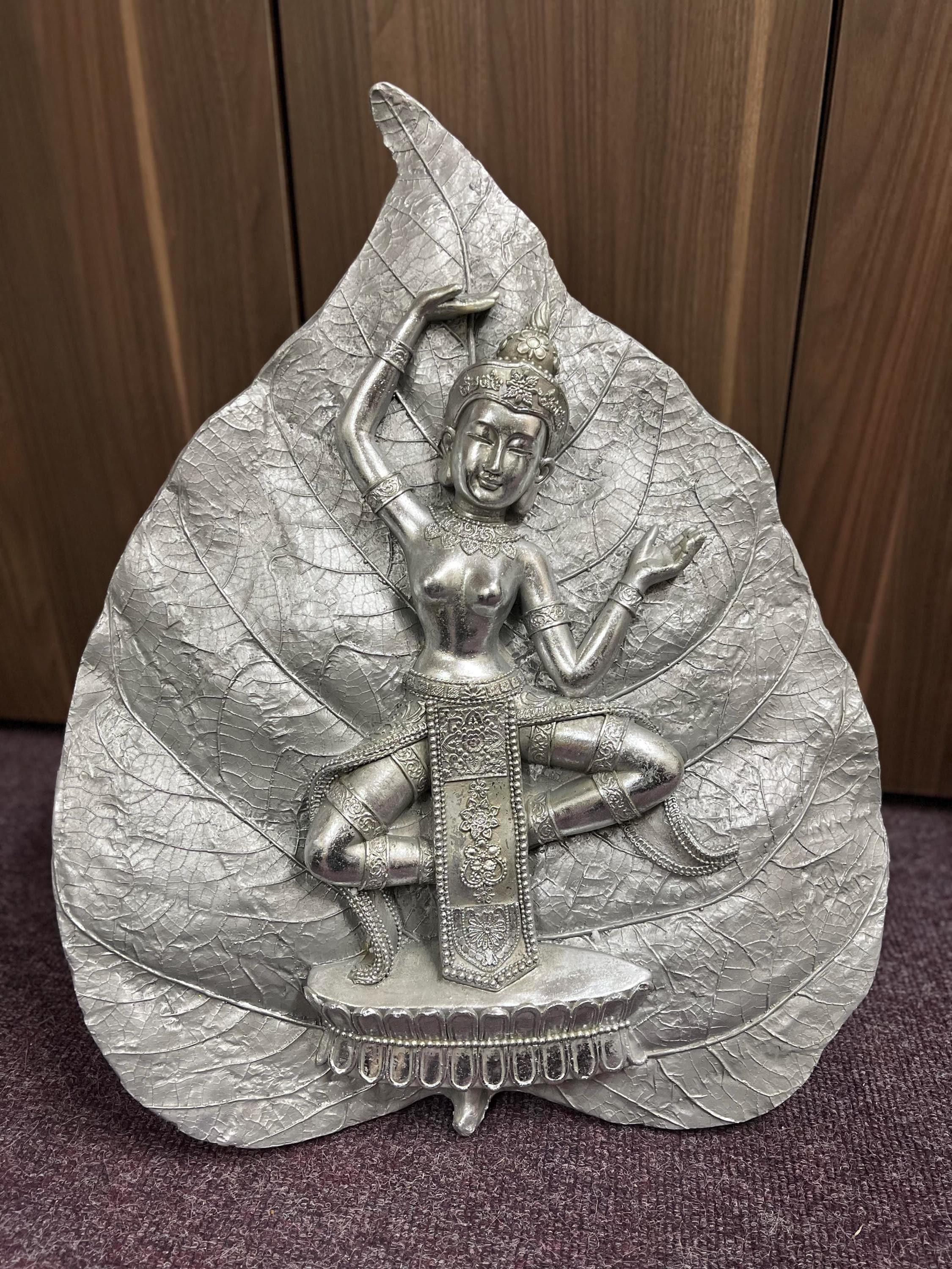 自立型または壁掛け型の銀箔仏像 - Etsy 日本