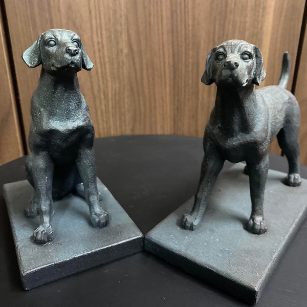 Sitting & Standing Dog Bookends