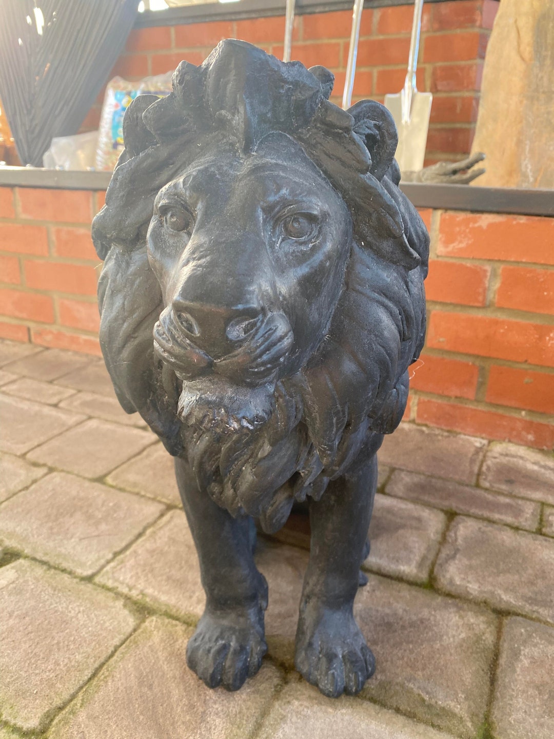 Lion Statue Etsy