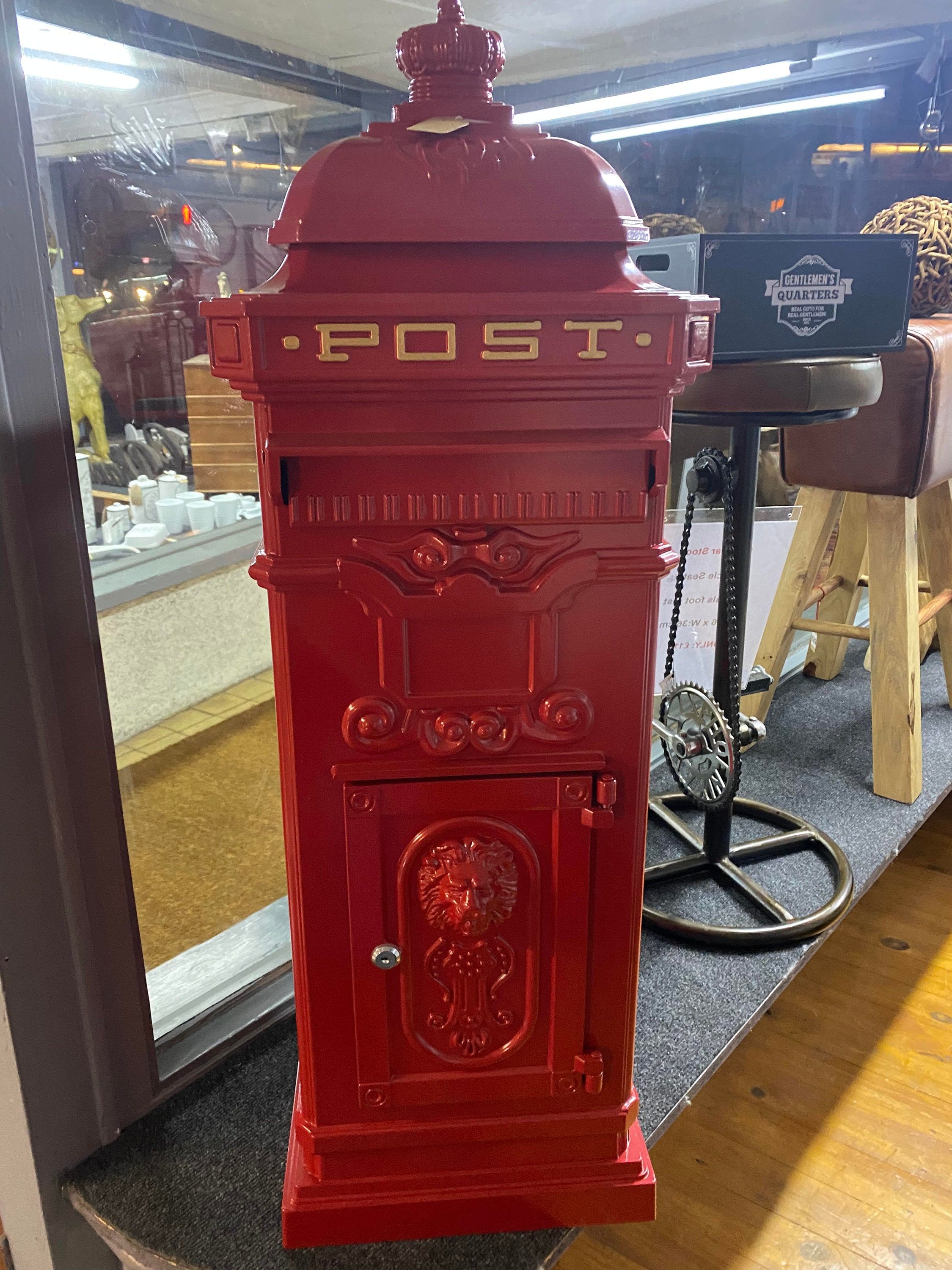 Aluminium Mail Box Red or Black