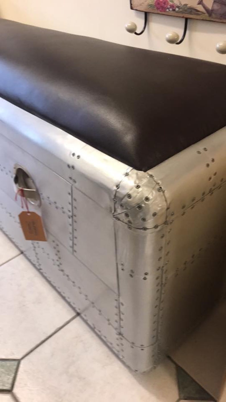 Aviator Style Bench With Drawers - Etsy
