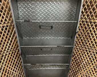 Iron Plated Wall Letter Rack Industrial Style