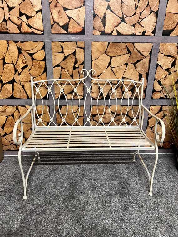 Shabby chic bench discount