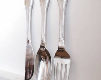 Extra Large Cutlery Wall Set - 102 cm