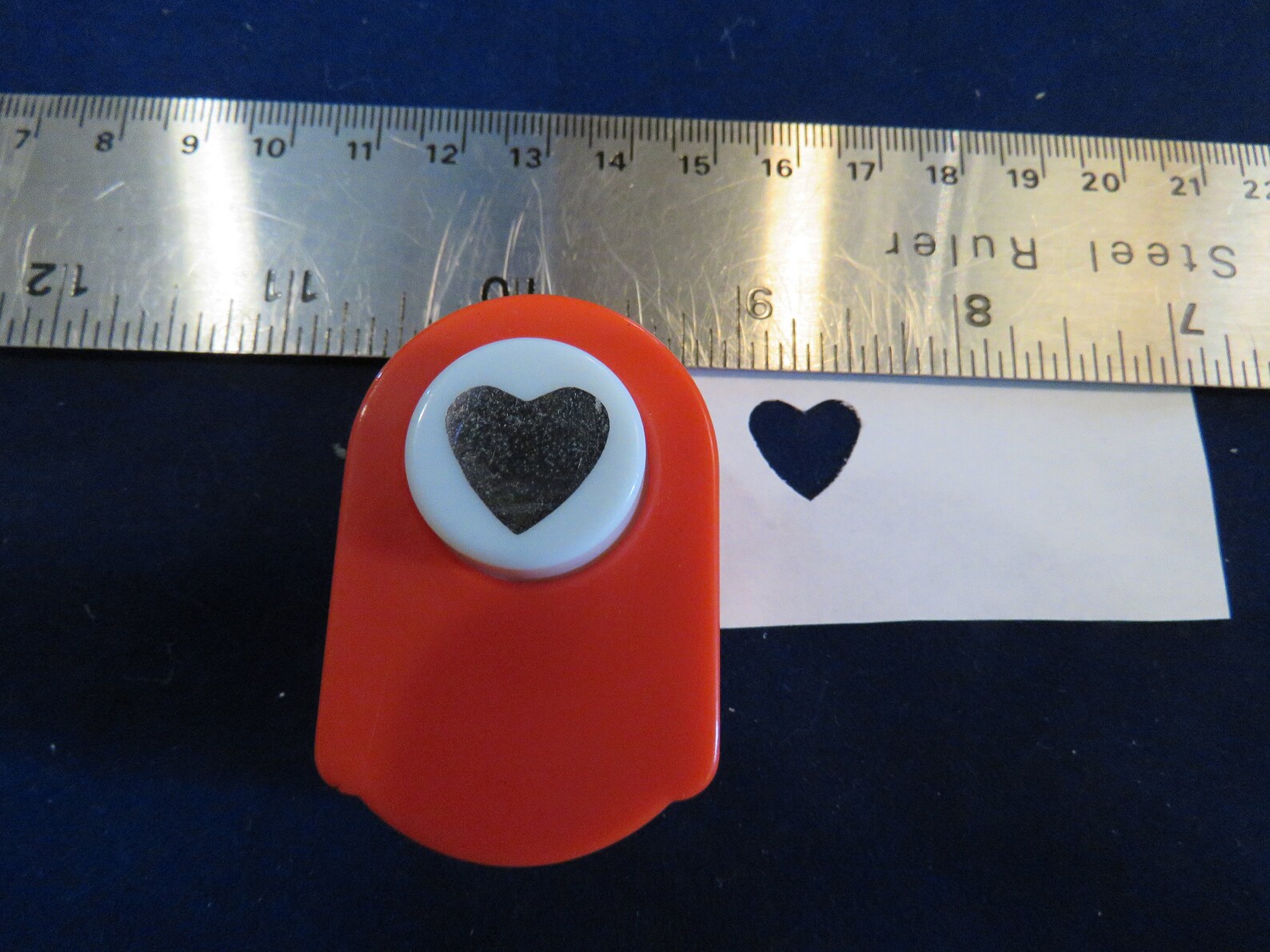 Small heart punch craft punch Etsy