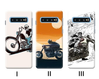 Motorcycle illustration Phone Case Car Printed Phone Case Gift For Dad Custom illustrated Motorcycle Phone Case Personalized Phone Case