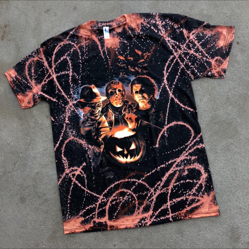 Vintage Scary movie legends acid wash t shirt tee