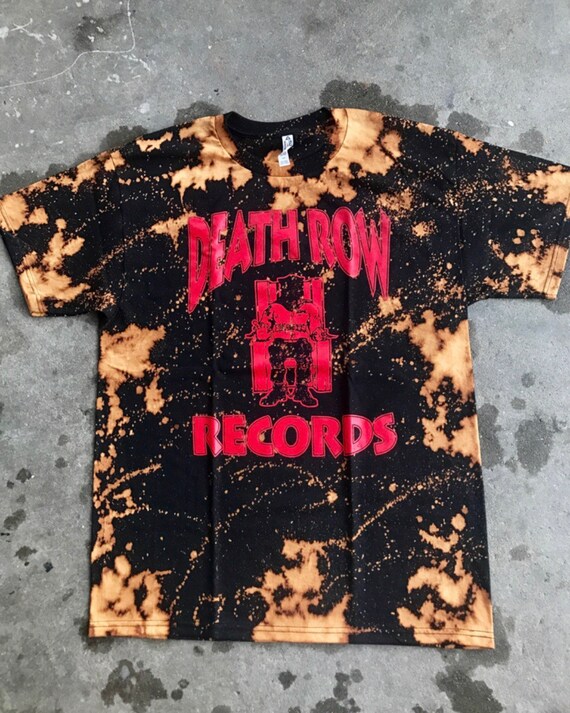 black and red death row shirt