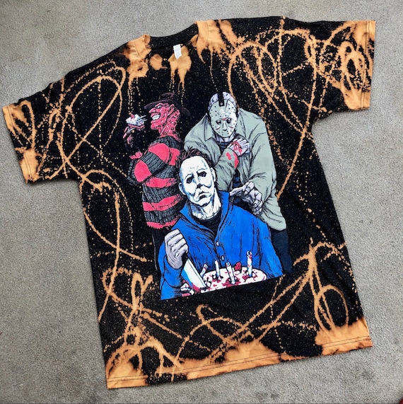 Vintage Scary movie legends acid wash t shirt tee
