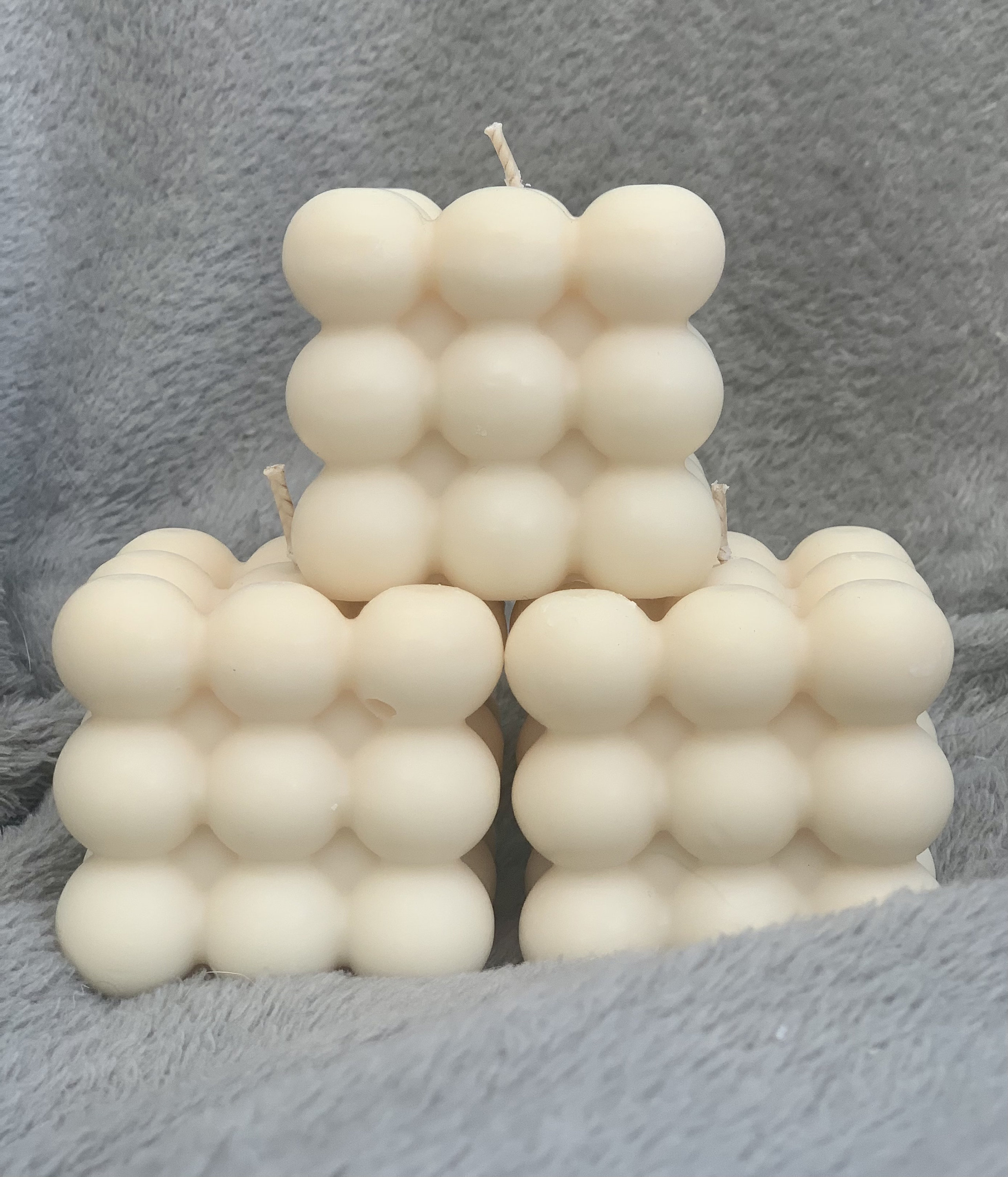 The Bubble Candle Bubble Cube Candle Scented Candle Aesthetic Etsy