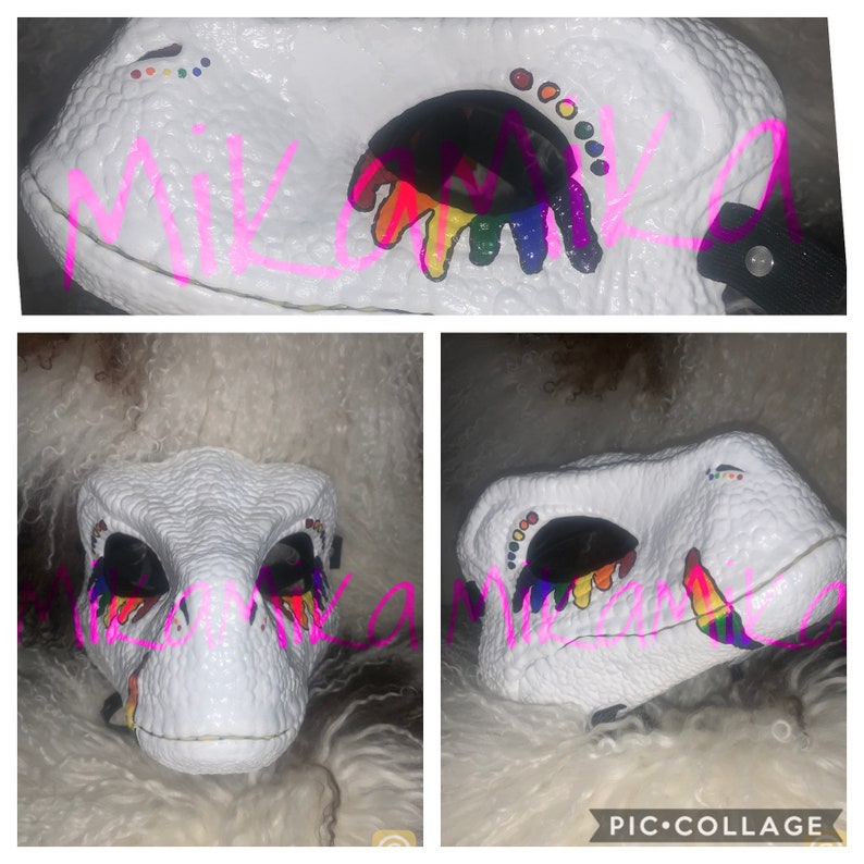 CUSTOM RAPTOR MASK Etsy