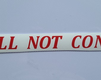 Trump 2020 White No More BS MAGA President USA Window Decal Bumper Sticker