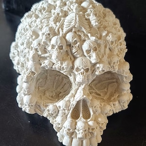 Skull - raw/unfinished/paintable