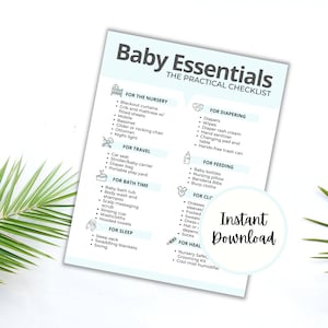 Newborn Essentials Checklist, Baby Essentials, Nursery Must Haves, Baby Registry, Pregnant Mom Gift