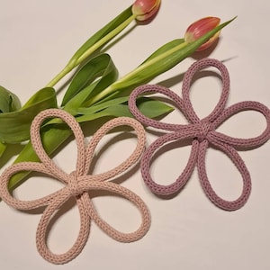 Knitted wire flower nursery decor room bedroom kids children
