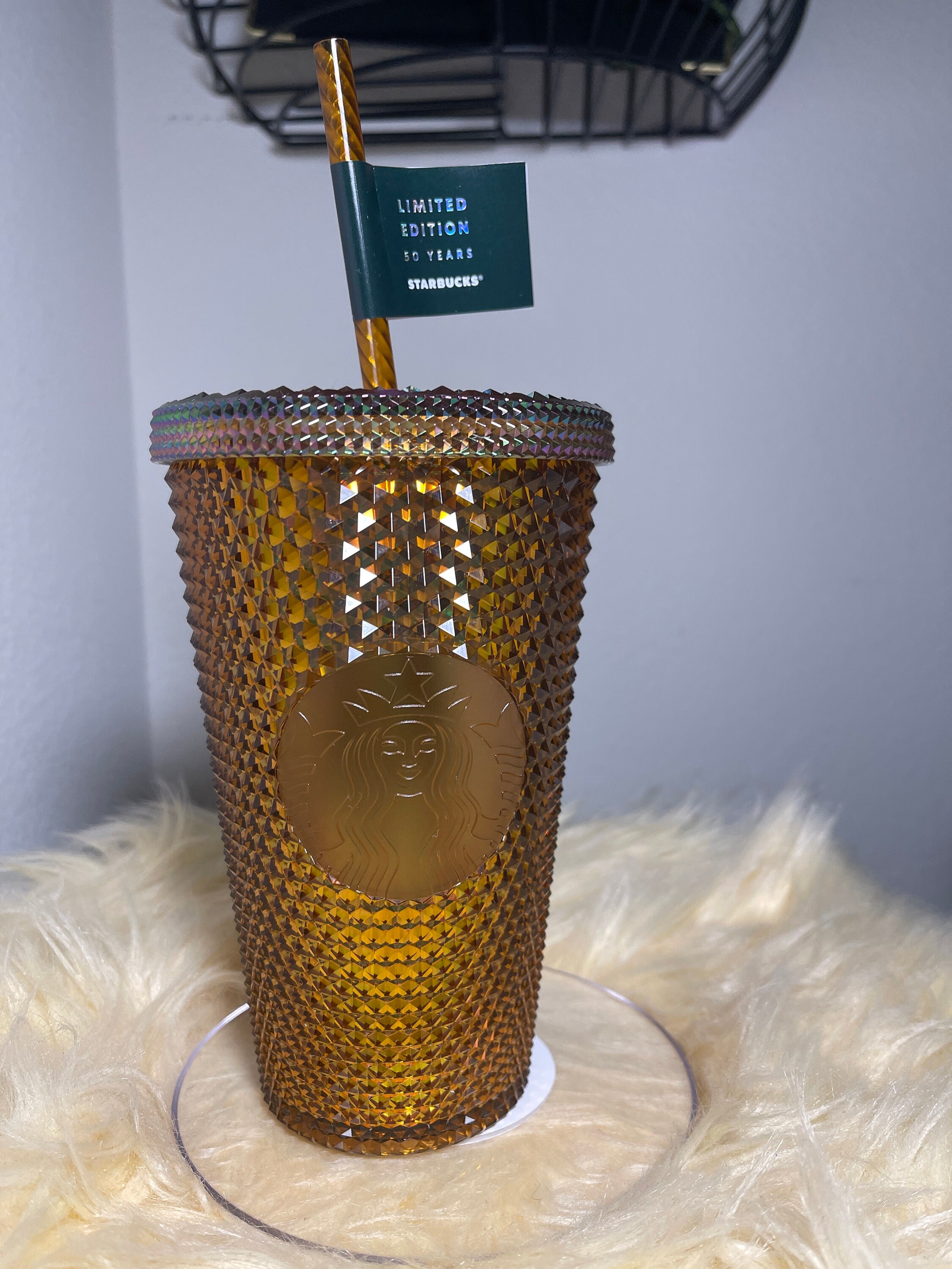 Nuevos vasos Starbucks 50th Limited Edition Studded Black Etsy