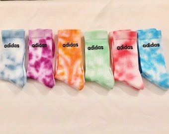 tie dye adidas socks
