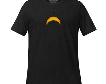 Solar Frown Unisex T-shirt - Short Sleeve Tee - Cotton