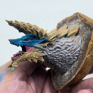 Zinogre head plaque fridge magnet