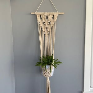 Macrame Plant Hanger 46 inches/ Macrame Wall Hanging