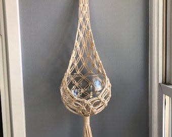 Macrame Boho Wall Hanging Plant Hanger