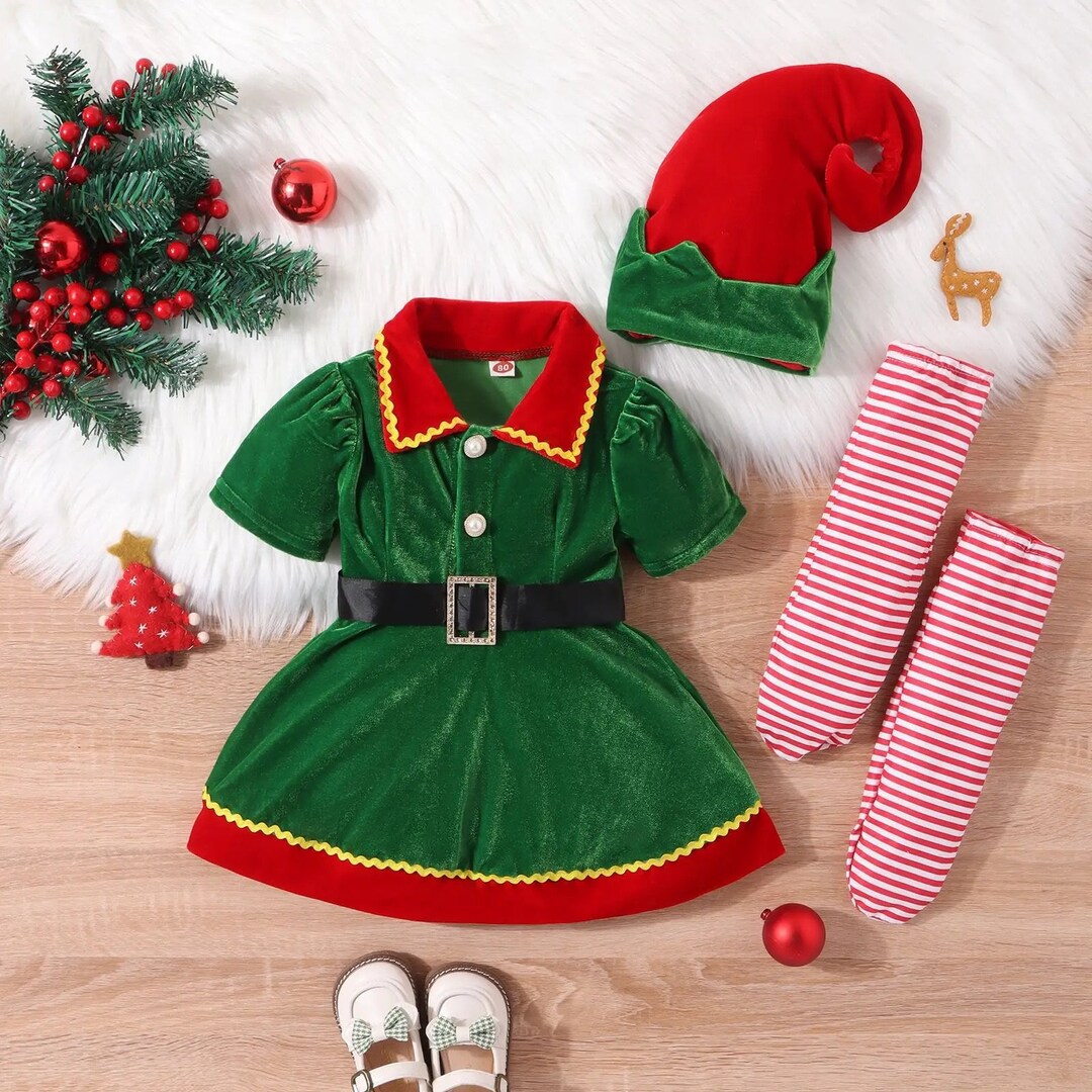 Baby Girl Elf Costume Etsy