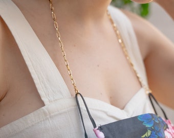Face Mask Chain, Gold Mask Chain, Face Mask Necklace, Mask Chain, Chain Mask, Chain Face Mask, Kids Face Mask Chain, Women’s Face Mask Chain