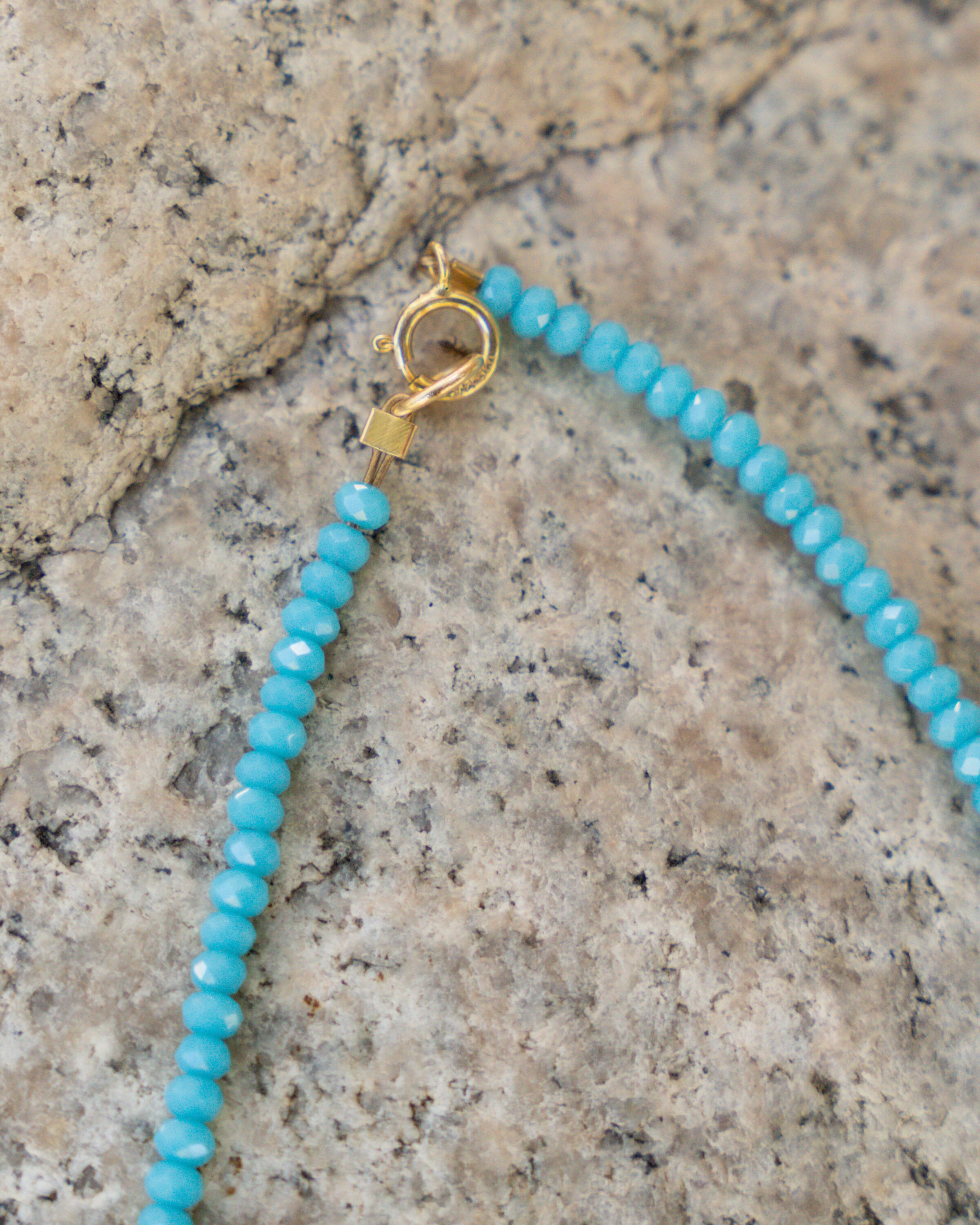 Collana con ciondolo a cuore Boho: pelle turchese, cuore d