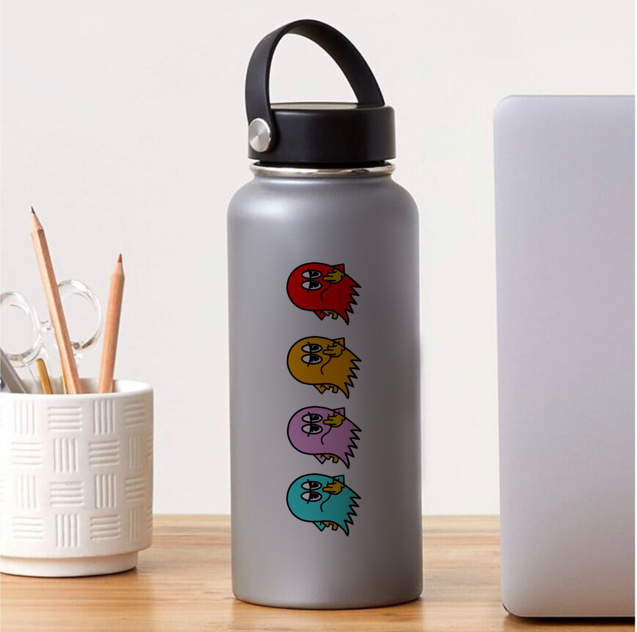 Pac-man Sticker - Etsy