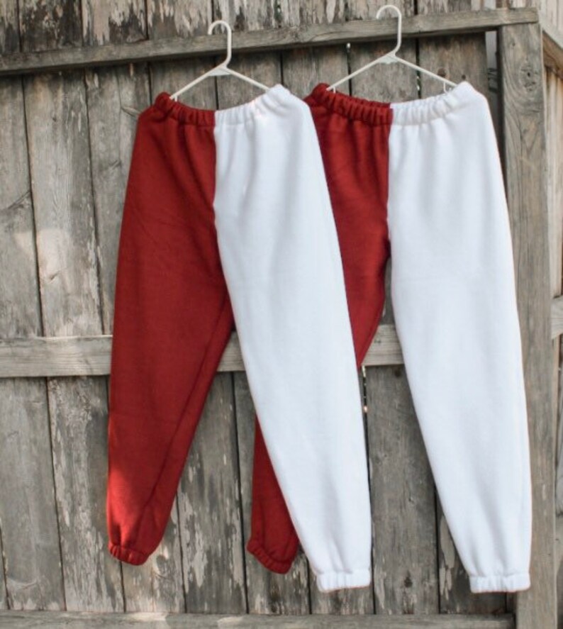 Pair of Two Tone Custom Color Sweatpants | Etsy
