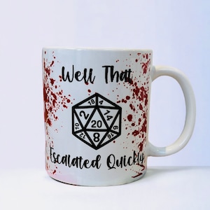 Dungeon Master  Mug - DnD / Dungeons & Dragons / DM