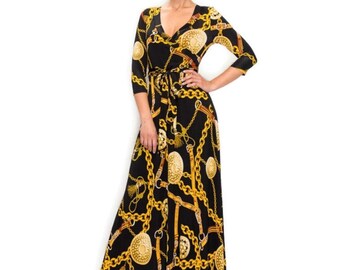 versace inspired shirt dress