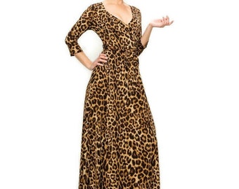 cheetah print maxi
