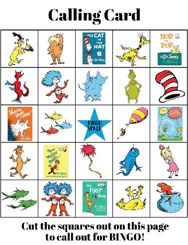 Dr. Seuss BINGO Game - Digital Download - Printable - Etsy