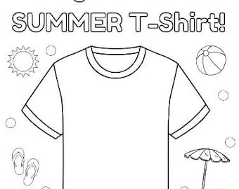 Summer/Last Day of School Activity Pages - Digital Download - Printable
