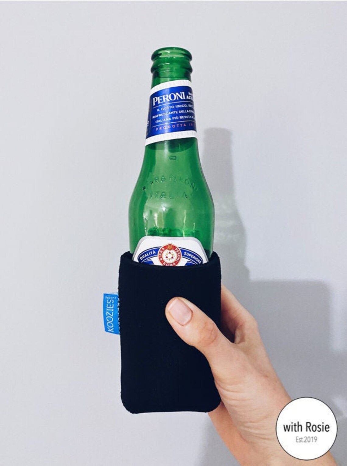 Personalised Genuine Koozie Case with Tag Beer Bottle & Can Etsy