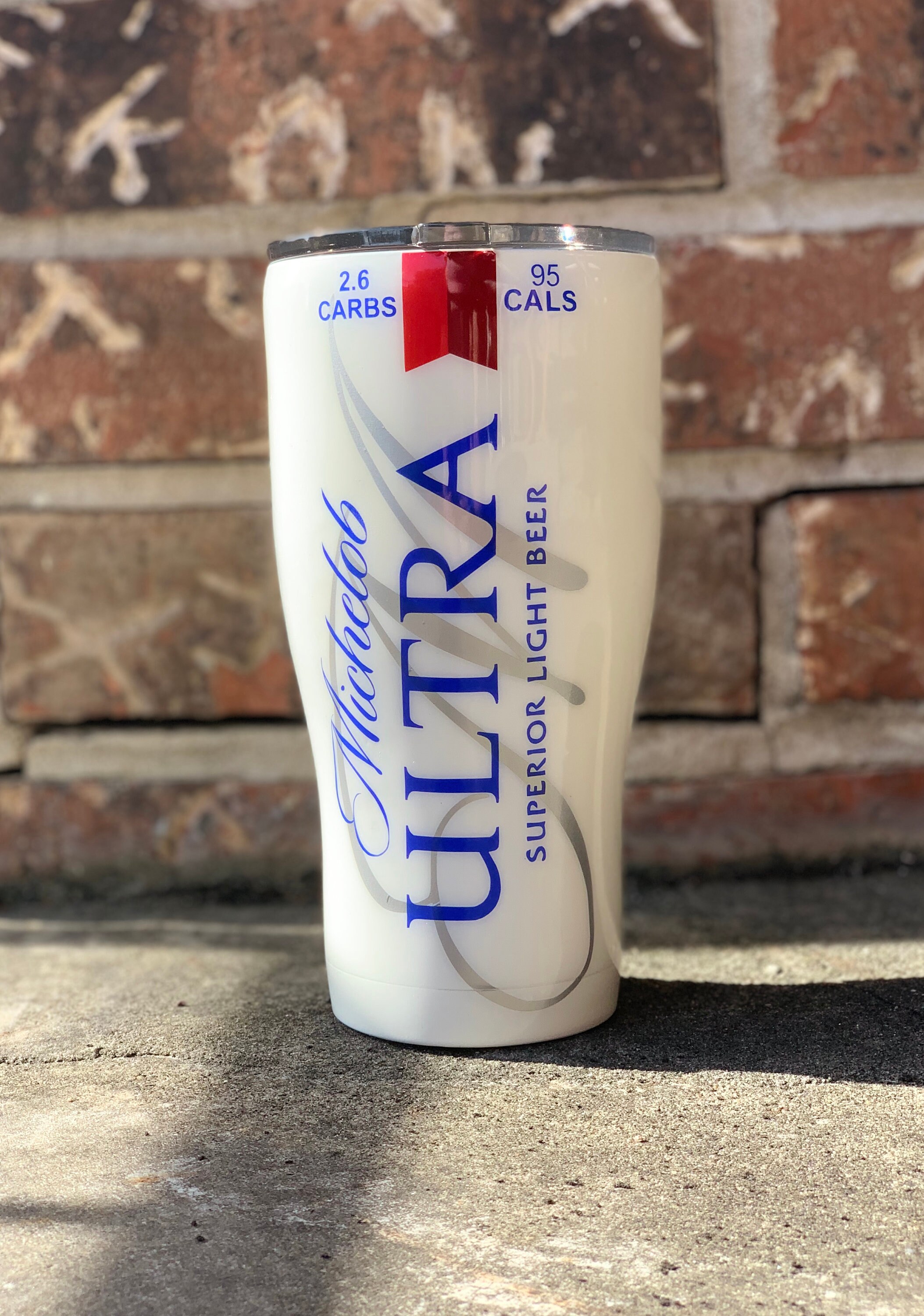 Fits 12oz Michelob Ultra cans, Personalized Drinkware