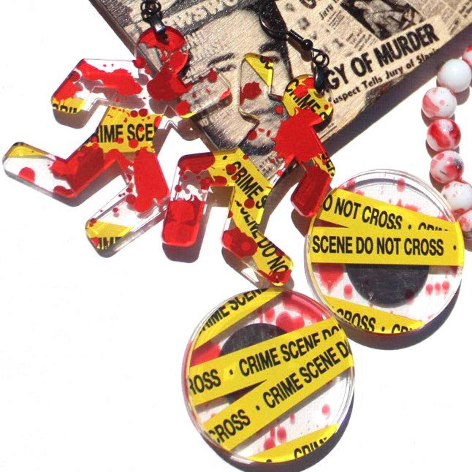 True Crime Gift Set Crime Scene Gift Box True Crime Gift Box Etsy