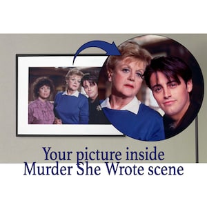 Maßgeschneidertes Portrait mit Jessica Fletcher in Murder She Wrote - Verfügbar als Digitale Datei