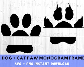 Download Cat Paw Svg Etsy