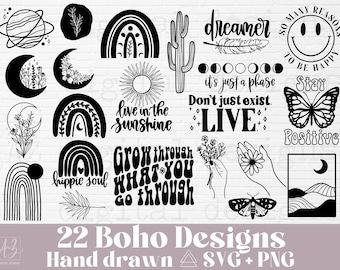Boho Moon Clipart Etsy Boho Moon Clipart Etsy