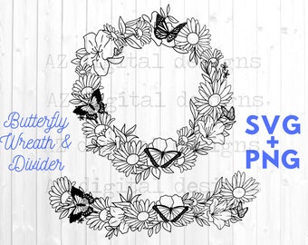 Free Free 167 Butterfly Svg Frame SVG PNG EPS DXF File